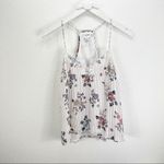 Cami NYC  Racer Georgette Floral Stripe Silk Tank Top Blouse XS Photo 1
