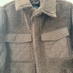 Alo Yoga Sherpa Edge Shacket in espresso Photo 6