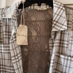 Hem & Thread  Plaid and LACE Button Down Shirt Gauze - No ironing Fits up to XL Photo 2