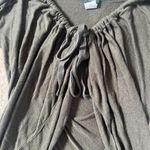 J.Crew Women's  Moss Green Tie Up Sweater Top Long Sleeve Cardigan Size XS Photo 5