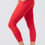 Zyia Red Pocket Light N Tight Leggings 20” High-Rise Photo 0