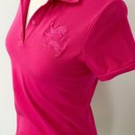 EXPRESS  Big Lion Polo Embroidered Logo Pink Large INV181 Photo 1