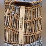 Free People  Knitted Top Women’s Small Blue Tan Side by Side Peplum Tank size S Photo 7