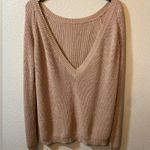 Lulus Oversized Sweater with Back V Cutout Size Small Photo 2