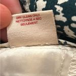 Anthropologie Ett Twa Cream Green Striped romper Size 6 Photo 3