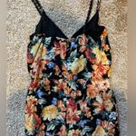 Forever 21  Floral Jumpsuit - Black, Yellow, Orange Photo 2