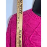 Gap  Cable Knit Hot Pink Sweater Photo 8