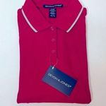 Polo NEW! Ladies Devon & Jones Sporty Red Active Golf  Shirt, Size 2 XL Photo 1
