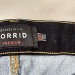 Torrid Blue Skinny Jeans Distressed Ankle Tall Plus Size 22T Denim Stretch Photo 10