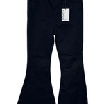 Zenana Outfitters Womens Jeans Flare Leg High-Rise Raw Hem Stretch Denim Black Medium NWT Photo 0