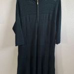 Eliza J Green Long Sleeve Sweater Dress Knee Length Exposed back zipper Sz 3XL Photo 6