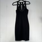 Guess  Los Angeles Black Body-con Cut Out Sleeveless Rhinestones Zip Up Size 8 Photo 1