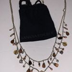 Banana Republic Antiqued Gold Tone Double Strand Necklace. Photo 3
