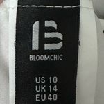 NWT 10/M BloomChic Ditsy Floral Pocket Square Neck‎ Shirred Ruffle Dress Photo 8