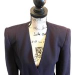 Oleg Cassini  Wool Suit Blazer Jacket Purple Size 10 Vintage Rare Workwear NWT Photo 1