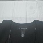 H by Halston  Elegant Black Long Sleeve Top Photo 3