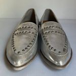 Women’s Silver Metallic Loafers with Studs Pointed Toe – Blowfish Malibu Size 8 Photo 4
