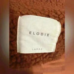 Elodie  Chocolate Brown Mocha Teddy Bear Sweater Jacket Coat Large Chunky Photo 5