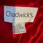 American Vintage Red 100% real leather Chadwick’s jacket with matching gloves Photo 5