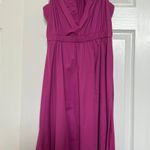 Anthropologie MAEVE Mona Off The Shoulder Fuchsia Dress Size Small Photo 5
