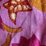 Derek Lam 10 Crosby Dress Small Floral Off The Shoulder Long Pink Orange Red Photo 12