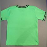 Source Unknown Vintage,‎ Green and Black Knit Short Sleeve Top, Size Medium Photo 1
