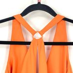 Laundry by Shelli Segal Laundry By‎ Shelli Segal Vintage Orange Halter CrissCross Back Summer Dress 4P Photo 2