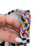 Red Carter Cali' Bikini Set Halter Bikini Top & Full Cut Bottom Check Print Photo 8