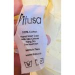 Pitusa Frog Closure Sun Dress M/L (Standard) Yellow Beach Cover Up Resortwear Size undefined Photo 6