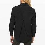 Lululemon  Full Day Ahead flannel Shirt Black size 8 W3DD9S Photo 1