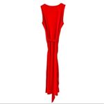 Banana Republic  Red Knit Tank Midi Sash Dress Photo 2