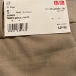 Uniqlo NWT Two Pocket Smart Ankle Pants Size Small Waist 26-27” Photo 2