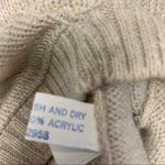 Vintage Oatmeal Wool Blend Sweater Sz Large Photo 11