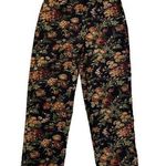 Vintage 1990s First Option High Waisted Floral Grunge Pants Size 4P Photo 0