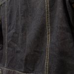 Dickies Cotton Convoy Logo Jean Jacket Blue Dark Wash Distressed Juniors Small Photo 5