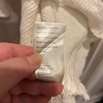 Free People  Moon Daisy Thermal Mock Neck Oversized Cropped Shirt Top Women Large Photo 9