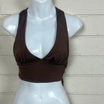 Urban Outfitters  Brown Tie Back Top size XS Photo 4