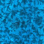 Sag Harbor Vintage Blue Green Floral Lightweight Boho Hippie Midi Skirt Sz 14 Photo 3