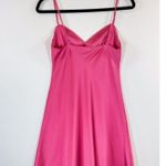 Aritzia Sunday Best Womens Slip Dress Pink Rae V Neck Satin Cami Barbiecore XS Photo 7