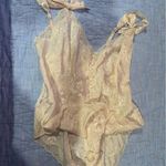 Victoria's Secret Ivory Vintage Gold Label Victoria’s Secret Bridal Lingerie Size Medium Body Suit Photo 6