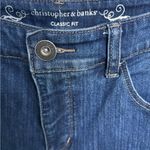 Christopher & Banks Medium StoneWash Relaxed Straight Leg Jeans, Classic, 4S Photo 2