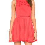 Free People Coral Dress Red Size 0 Photo 0