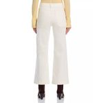 Ramy Brook Clifford Cropped Wide-Leg Jeans in Wash White Size US 27 Photo 1