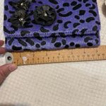Fashion Bug  Purple and Black Patterned Clutch Photo 2