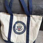 US House of Representatives Tote Bag Canvas Navy Blue Travel Shopper Photo 0