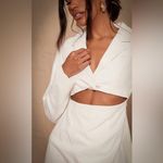 Pretty Little Thing NEW Elegant White Cut-Out Set Photo 1