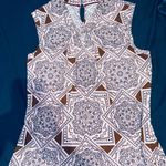 Tommy Hilfiger pink and brown fits like medium blouse airy top work shirt Photo 0