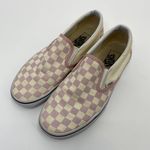 Vans Checkerboard Classic Slip-on Shoes Light Pink Lilac Womens Size 8.5 Mens 7 Photo 0