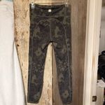 Vuori Green Camouflage Leggings With Pockets and Zipper Pouch in Back Photo 1