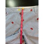 Talbots Crab Embroidered Girlfriend Shorts Petites 4P Chino Preppy Nautical Photo 10
